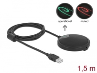 USB Kondensator Mikrofon Omnidirektional für Konferenzen , Delock® [20672]