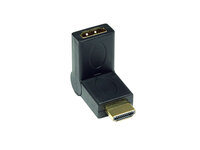 Adapter HDMI 19pol Stecker/Buchse, abwinkelbar, Good Connections®