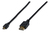 HDMI High Speed connection cable. type D - A M/M. 1.0m. w/Ethernet. HDMI 2.0. Ultra HD 60p.
