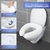Maximex Ersatzbezug WC-Sitzpolster SOFT weiß, für Komfort WC-Sitzerhöhung 2 in 1