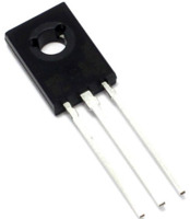 Bipolartransistor, NPN, 100 mA, 250 V, THT, TO-126, BF458
