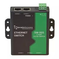 Ethernet Switch Industrial 5p Unmanaged 10/100MBps 5-30VDC Compact 50pcsNetwork Switches
