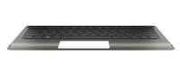 Top Cover & Keyboard (Intl) 856175-B31, Housing base + keyboard, UK International, HP, Pavilion x360 m1-u Tastiere (integrate)