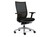 Luxe Curve Bureaustoel, Hoogte 44 - 53 cm, Zwart