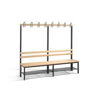BASIC cloakroom bench, single sided