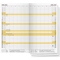 Ersatzkalendarium 746 8,7x15,3cm 1 Monat/2 Seiten 2025