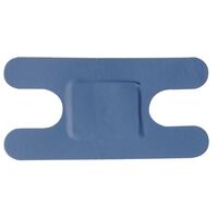 Blue Assorted Plasters Medical Band Strip - 6 Sizes - Quantity x100 - 75x25mm
