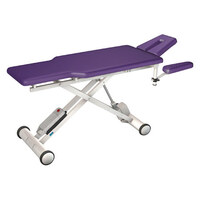 HWK Therapieliege Solid Osteo Massageliege Massagebank Akku 4-tlg, 65 cm, Violett