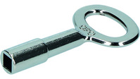 Dornschlüssel, vernickelt 4-kant-Dorn 8 mm