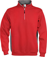 Acode Zipper-Sweatshirt 1705 DF rot Gr. XXXL