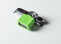 Resettable Keyless Padlock for the Carrier and Joey - Silicone Covered