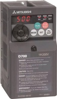 Mitsubishi Umrichter FR-D720S-008SC-EC Nl:0,1kW 1x200-240V Ns:0,8A IP20 247595