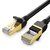 Kabel przewód patchcord sieciowy LAN RJ45 Cat 7 STP 10Gbps 2m czarny