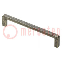 Holder; ZnAL; antique brass; H: 28mm; L: 136mm; W: 8.5mm; BAGIO