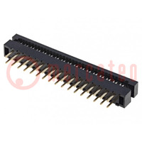 IDC transition; PIN: 34; THT; for ribbon cable; 1mm; Layout: 2x17