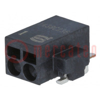 Connector: wire-board; female; PIN: 2; 2.54mm; har-flexicon®; SMT