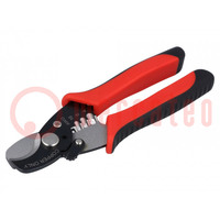 Pliers; cutting,for wire stripping; 170mm; 6÷21mm2