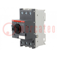 Motor breaker; 15.5kW; 208÷690VAC; for DIN rail mounting; IP20