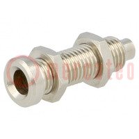 Socket; 4mm banana; 36A; 60VDC; L: 23mm; Cutout: Ø6mm; -20÷80°C; 5mΩ