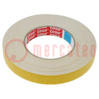 Tape: fixing; W: 19mm; L: 5m; Thk: 1150um; double-sided; acrylic; 200%