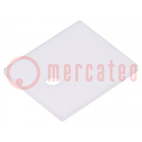 Heat transfer pad: ceramic; TO3P; L: 17.5mm; W: 20.5mm; Thk: 1.5mm