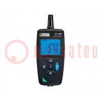 Thermo-hygrometer; LCD; -10÷60°C; 3÷98%RH; ±(0.5%+1digit); 0.1°C