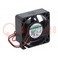 Fan: DC; axial; 12VDC; 30x30x10mm; 5.92m3/h; 15.1dBA; Vapo; 28AWG