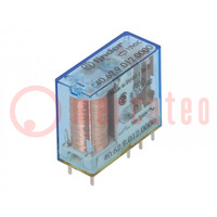 Relé: elektromágneses; DPDT; Utekercs: 12VDC; Iérint.max: 20A; 220Ω