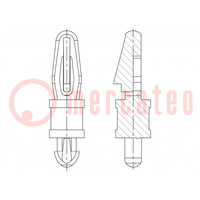 PCB-afstand; polyamide 66; L: 12,7mm; klik/klik; natuurlijk