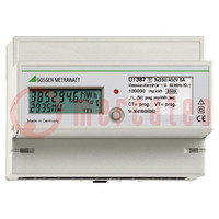 Counter; digital,mounting; for DIN rail mounting; LCD; 400V; 1%