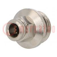 Push-in fitting; straight; -0.99÷20bar; nickel plated brass