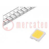 LED; SMD; 2835; wit; 22÷24lm; 3800-4000(typ)-4250K; 120°; 60mA