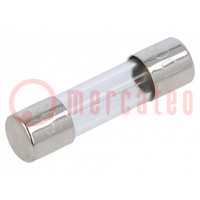 Fuse: fuse; medium time-lag; 1A; 250VAC; cylindrical,glass; 5x20mm