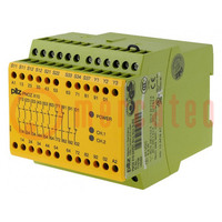 Module: relais de sécurité; PNOZ X10; Ualim: 24VDC; IN: 2; OUT: 10