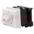 Module: rotary switch; 250VAC; 20A; IP20; for DIN rail mounting