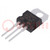 IC: voltage regulator; linear,fixed; -15V; 1A; TO220AB; THT; tube