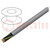 Wire: control cable; chainflex® CF130.UL; 25G0.75mm2; PVC; grey