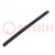 Insulating tube; fiberglass; black; -20÷155°C; Øint: 3mm