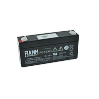 FIAMM Standardtyp FG10301 6V 3Ah AGM Versorgungsbatterie
