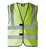 Korntex Hi-Vis Safety Vest With 4 Reflective Stripes Hannover KX140 XL Lime Green