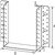 Skizze zu GH Scarpa d’ancoraggio 05/2,5 ali esterne 180x180 - acciaio zincato a caldo