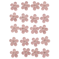 Produktfoto: Deko-Sticker: Papierblüten m. Halbperle