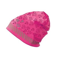 ROTH BONNET EN JERSEY POUR ENFANT AVEC ÉLÉMENTS RÉFLÉCHISSANTS, TAILLE 5-8 ANS, ROSE, 5-8 ANS 89321