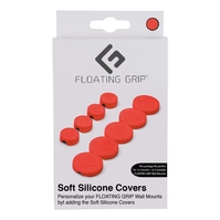 SOFT SILICON COVERS BY FLOATING GRIP TO COVER FLOATING GRIP WALL MOUNTS - RED (ELECTRONIC GAMES) 368070