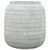 Vase Valo - grau - Keramik - 24,5x24,5x26 cm