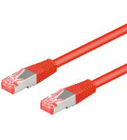 Goobay 95650 kabel sieciowy Czerwony 25 m Cat6