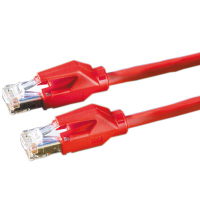 Draka Comteq S/FTP Patch cable Cat6, Red, 0.5m Netzwerkkabel Rot 0,5 m