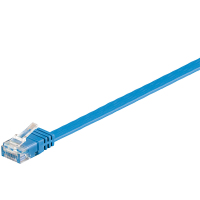 Goobay RJ-45 CAT6 0.5m networking cable Blue U/UTP (UTP)