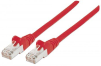 Intellinet Netzwerkkabel, Cat5e, SF/UTP, CCA, Cat5e-kompatibel, RJ45-Stecker/RJ45-Stecker, 3,0 m, rot