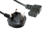 Cables Direct Type G/C13 1.8m Black Power plug type G C13 coupler